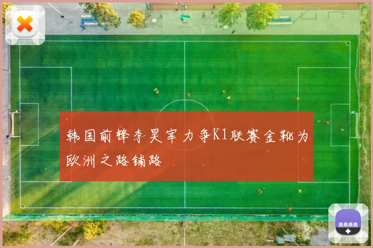 韩国前锋李昊宰力争K1联赛金靴为欧洲之路铺路